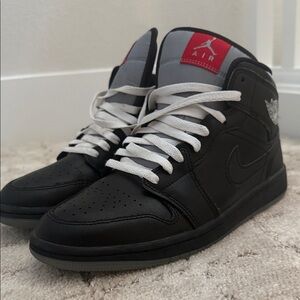 Nike Air Jordan Black and White Sneakers